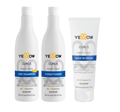 Kit Shampoo + Acondicionador + Leave-In Cream Yellow Curls