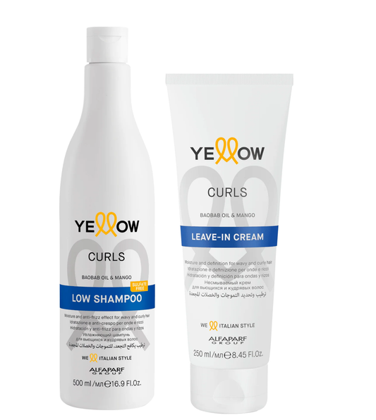 Kit Shampoo + Leave-In Cream Yellow Curls