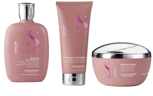 Kit Shampoo + Acondicionador + Mascarilla Alfaparf Moisture Nutrición