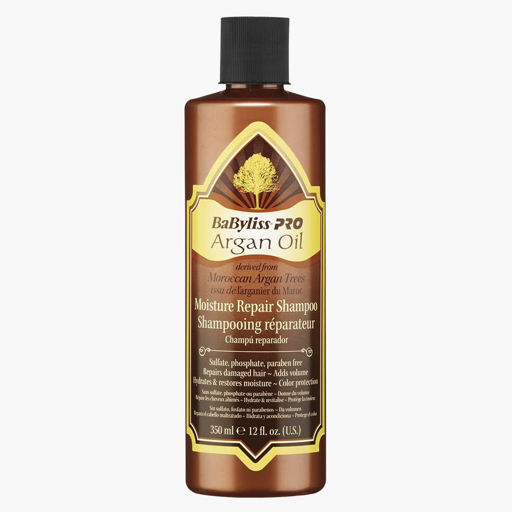 Shampoo Babyliss Pro Reparador Argan Oil 350ml