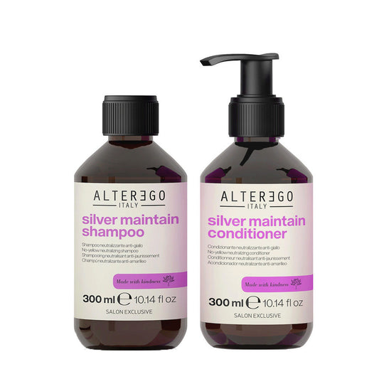 Shampoo + Acondicionador Alter Ego Silver Maintain
